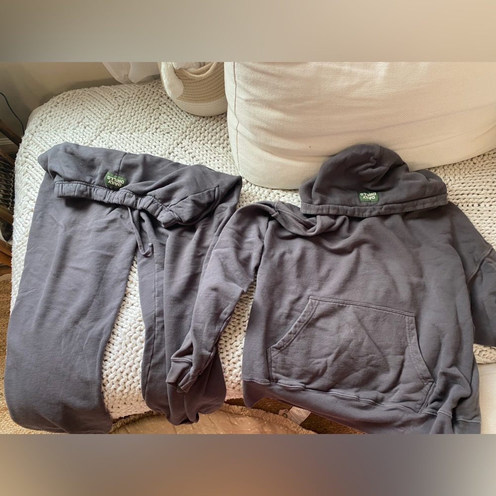 Daily Drills Vintage Black Sweatsuit